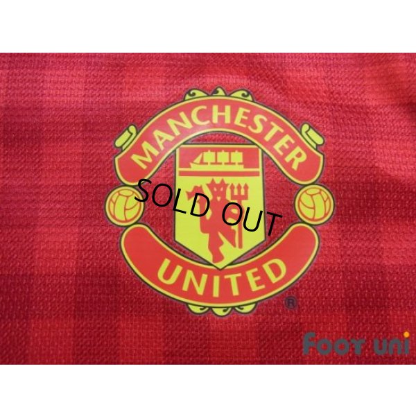 Photo6: Manchester United 2012-2013 Home Authentic Long Sleeve Shirt #11 Giggs w/tags
