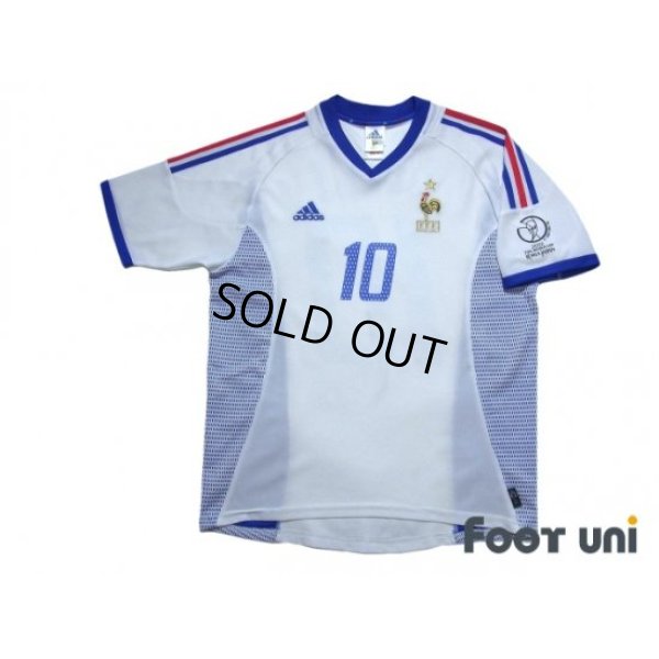 Photo1: France 2002 Away Shirt #10 Zidane 2002 FIFA World Cup Korea Japan Patch/Badge