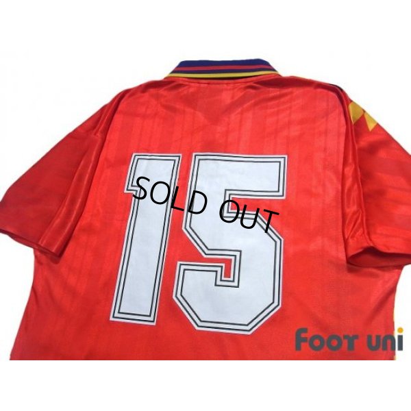 Photo4: Spain 1994 Home Reprint Shirt #15