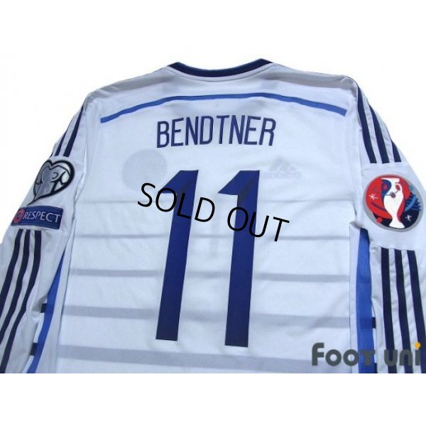Photo4: Denmark 2014 Away Authentic Long Sleeve Shirt #11 Bendtner