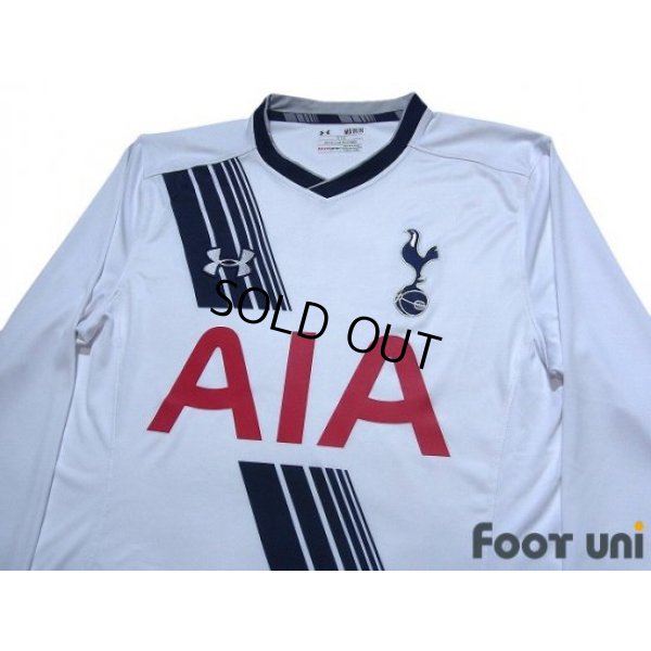 Photo3: Tottenham Hotspur 2015-2016 Home Long Sleeve Shirt