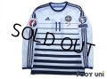 Denmark 2014 Away Authentic Long Sleeve Shirt #11 Bendtner