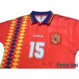 Photo3: Spain 1994 Home Reprint Shirt #15