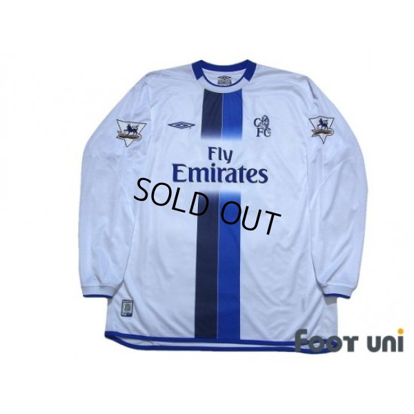 Photo1: Chelsea 2003-2005 Away Long Sleeve Shirt #26 Terry Premier League Patch/Badge w/tags