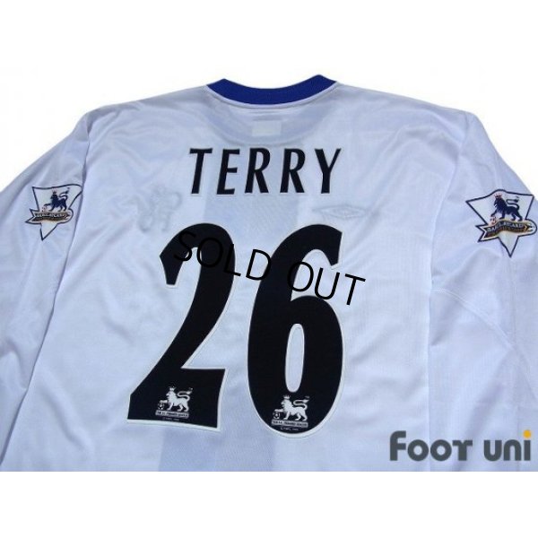 Photo4: Chelsea 2003-2005 Away Long Sleeve Shirt #26 Terry Premier League Patch/Badge w/tags
