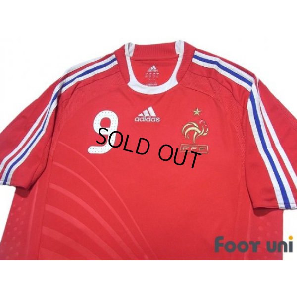 Photo3: France 2008 Away Shirt #9 Karim Benzema