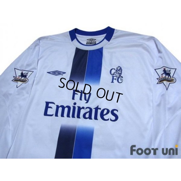 Photo3: Chelsea 2003-2005 Away Long Sleeve Shirt #26 Terry Premier League Patch/Badge w/tags