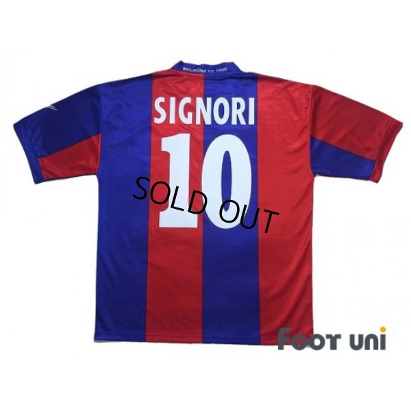 Photo2: Bologna 2002-2003 Home Shirt #10 Giuseppe Signori