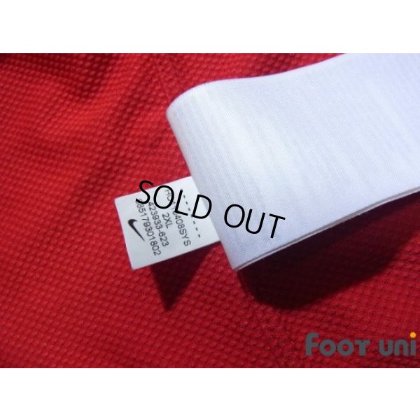 Photo7: Manchester United 2011-2012 Home Long Sleeve Shirt