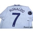 Photo4: Manchester United 2008-2009 Away Shirt #7 Ronaldo CL final embroidery