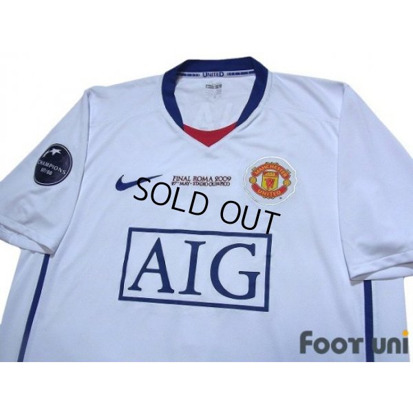 Photo3: Manchester United 2008-2009 Away Shirt #7 Ronaldo CL final embroidery