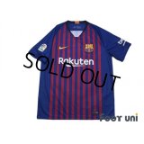 FC Barcelona 2018-2019 Home Shirt #9 Luis Suarez La Liga Patch/Badge