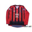 Photo1: AC Milan 2004-2005 Home Long Sleeve Shirt Champions League Patch/Badge (1)