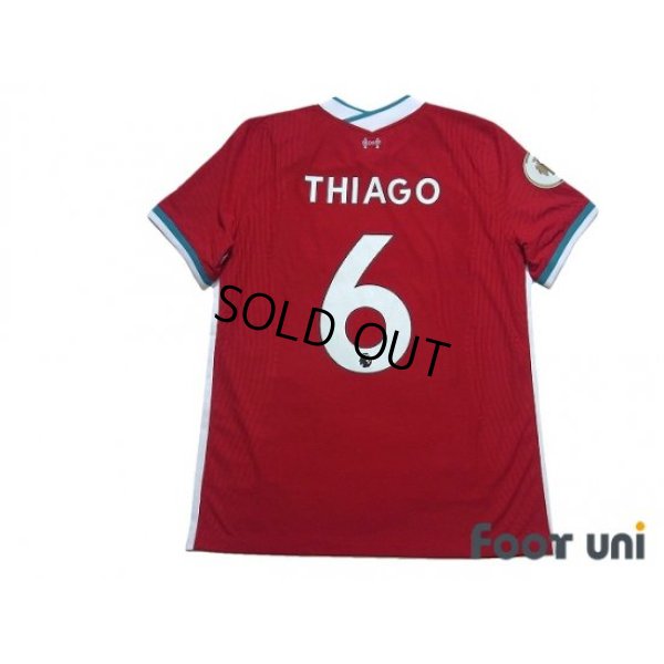 Photo2: Liverpool 2020-2021 Home Authentic Shirt #6 Thiago Alcantara w/tags