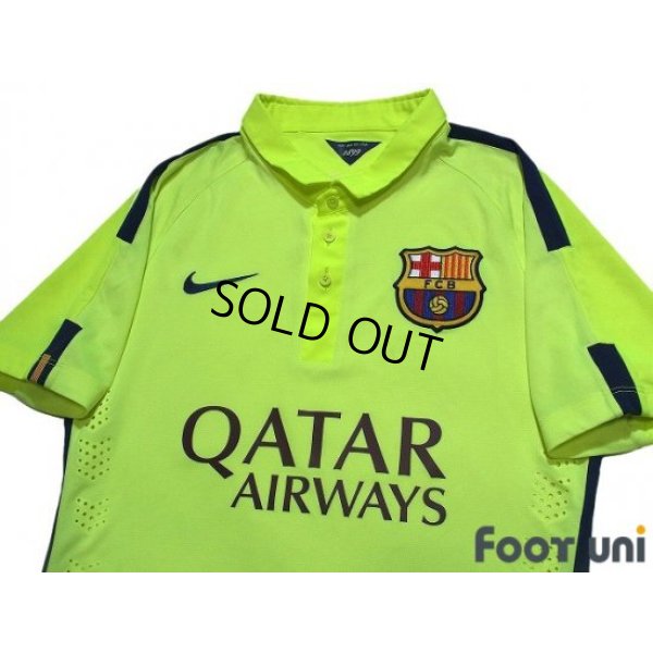 Photo3: FC Barcelona 2014-2015 3rd Authentic Shirt