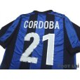Photo4: Inter Milan 1999-2000 Home Shirt #21 Ivan Cordoba