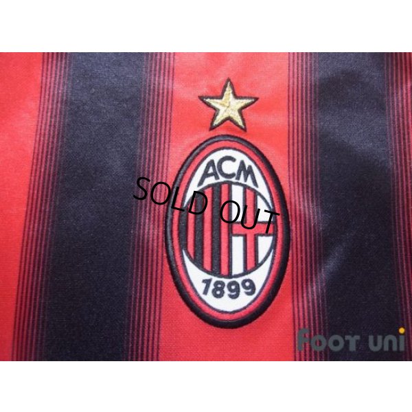 Photo5: AC Milan 2004-2005 Home Long Sleeve Shirt Champions League Patch/Badge