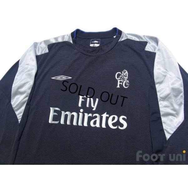 Photo3: Chelsea 2004-2005 Away Long Sleeve Shirt
