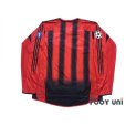 Photo2: AC Milan 2004-2005 Home Long Sleeve Shirt Champions League Patch/Badge (2)