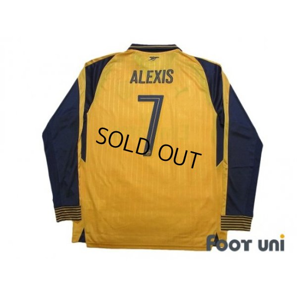 Photo2: Arsenal 2016-2017 Away Long Sleeve Shirt #7 Alexis Sanchez w/tags