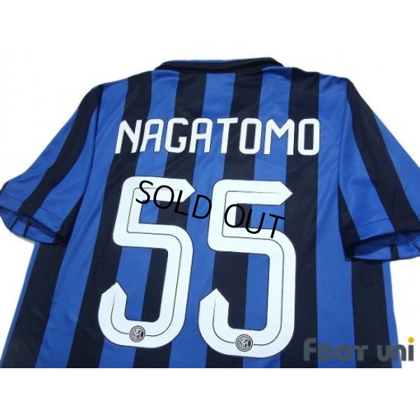 Photo4: Inter Milan 2015-2016 Home Shirt #55 Yuto Nagatomo