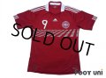 Denmark 2010 Home Shirt #9 Tomasson