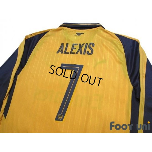 Photo4: Arsenal 2016-2017 Away Long Sleeve Shirt #7 Alexis Sanchez w/tags