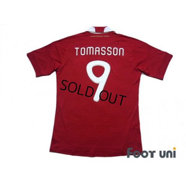 Photo2: Denmark 2010 Home Shirt #9 Tomasson