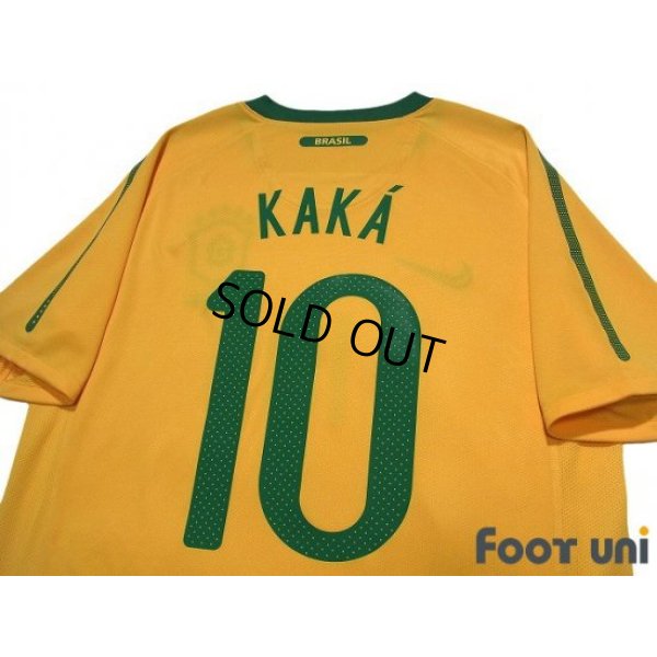 Photo4: Brazil 2010 Home Shirt #10 Kaka