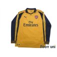 Photo1: Arsenal 2016-2017 Away Long Sleeve Shirt #7 Alexis Sanchez w/tags (1)