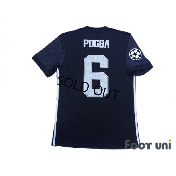 Photo2: Manchester United 2017-2018 Away Shirt #6 Pogba Champions League Patch/Badge w/tags