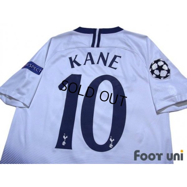 Photo4: Tottenham Hotspur 2018-2019 Home Shirt #10 Harry Kane Champions League Patch/Badge