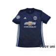 Photo1: Manchester United 2017-2018 Away Shirt #6 Pogba Champions League Patch/Badge w/tags (1)