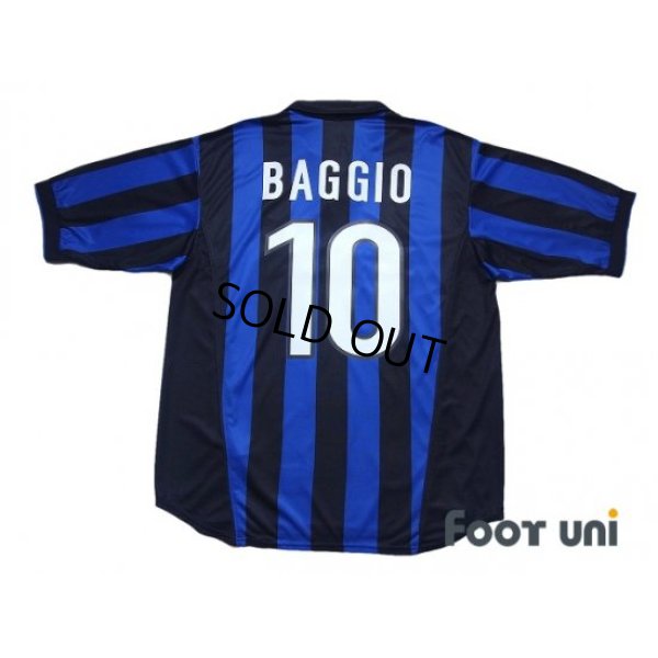 Photo2: Inter Milan 1998-1999 Home Shirt #10 Roberto Baggio