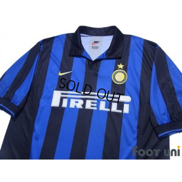 Photo3: Inter Milan 1998-1999 Home Shirt #10 Roberto Baggio