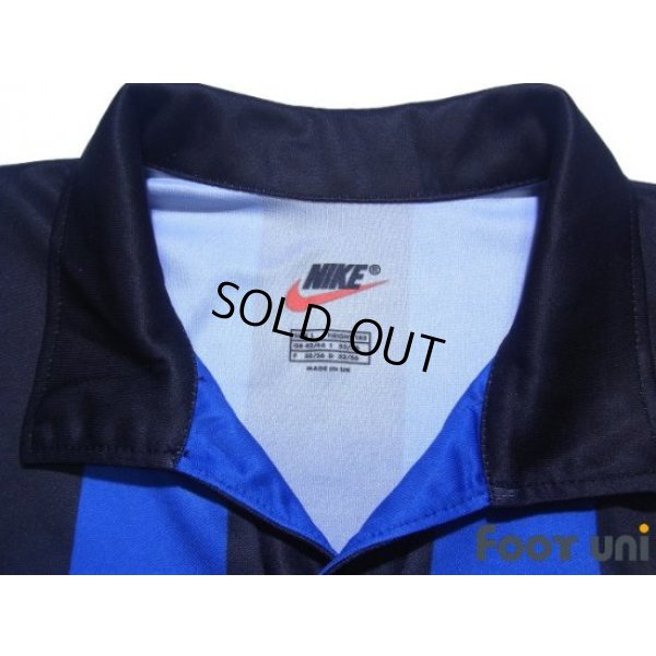 Photo5: Inter Milan 1998-1999 Home Shirt #10 Roberto Baggio