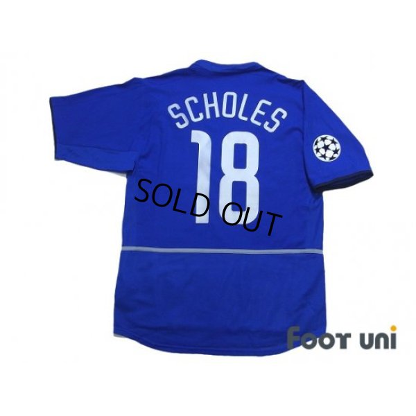 Photo2: Manchester United 2002-2003 3rd Shirt #18 Scholes w/tags