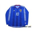 Photo1: Japan 2004 Home Long Sleeve Shirt #10 Shunsuke Nakamura w/tags (1)