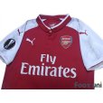 Photo3: Arsenal 2017-2018 Home Shirt #6 Koscielny  EL Patch/Badge w/tags