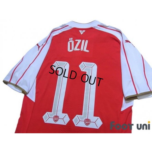 Photo4: Arsenal 2015-2016 Home Authentic Shirt #11 Özil