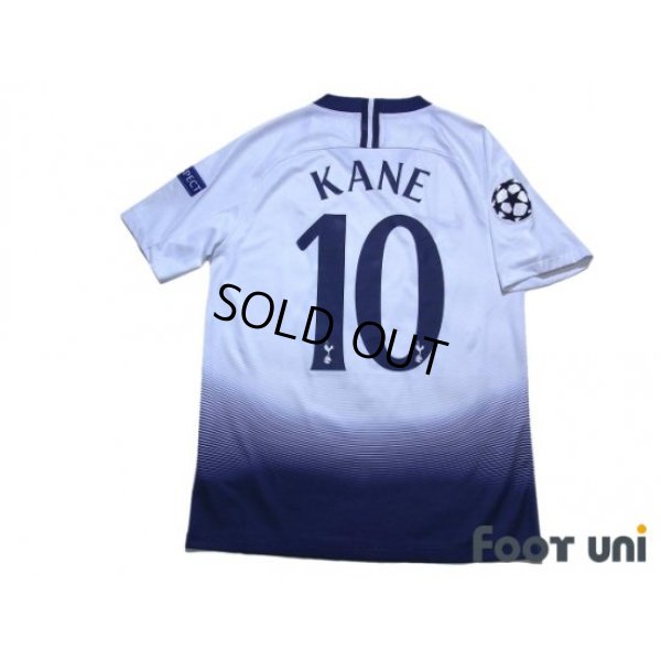 Photo2: Tottenham Hotspur 2018-2019 Home Shirt #10 Harry Kane Champions League Patch/Badge