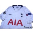 Photo3: Tottenham Hotspur 2018-2019 Home Shirt #10 Harry Kane Champions League Patch/Badge