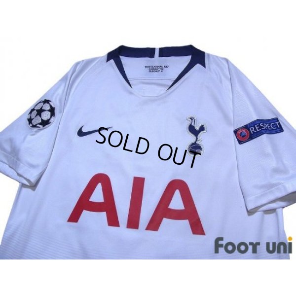 Photo3: Tottenham Hotspur 2018-2019 Home Shirt #10 Harry Kane Champions League Patch/Badge