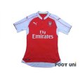 Photo1: Arsenal 2015-2016 Home Authentic Shirt #11 Özil (1)