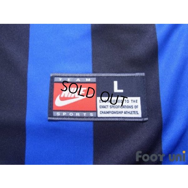 Photo7: Inter Milan 1998-1999 Home Shirt #10 Roberto Baggio