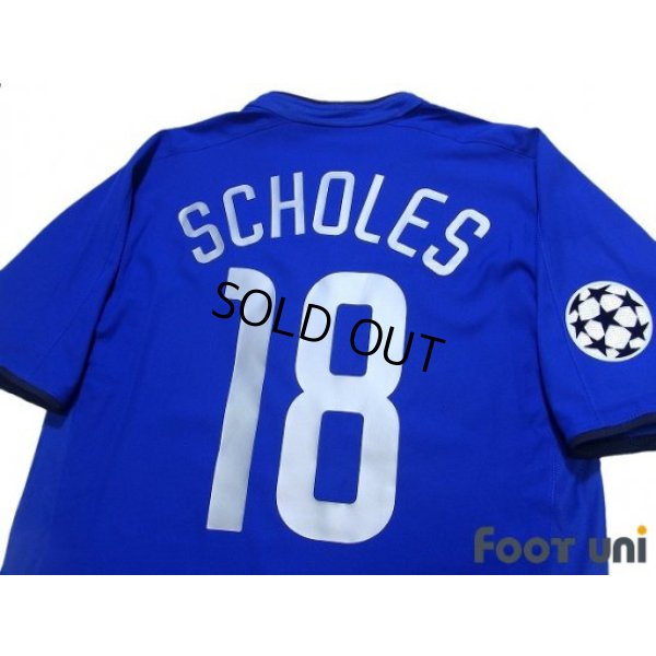 Photo4: Manchester United 2002-2003 3rd Shirt #18 Scholes w/tags