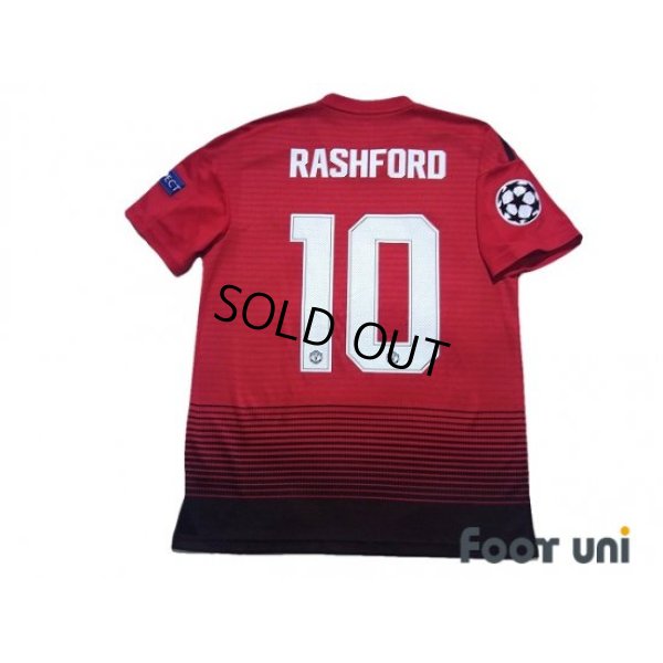 Photo2: Manchester United 2018-2019 Home Shirt #10 Rashford w/tags