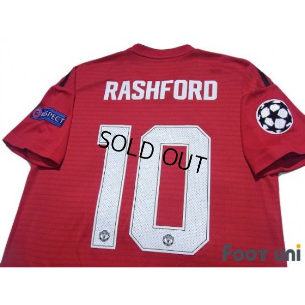 Photo4: Manchester United 2018-2019 Home Shirt #10 Rashford w/tags