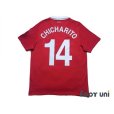 Photo2: Manchester United 2010-2011 Home Shirt #14 Chicharito Respect Patch/Badge (2)