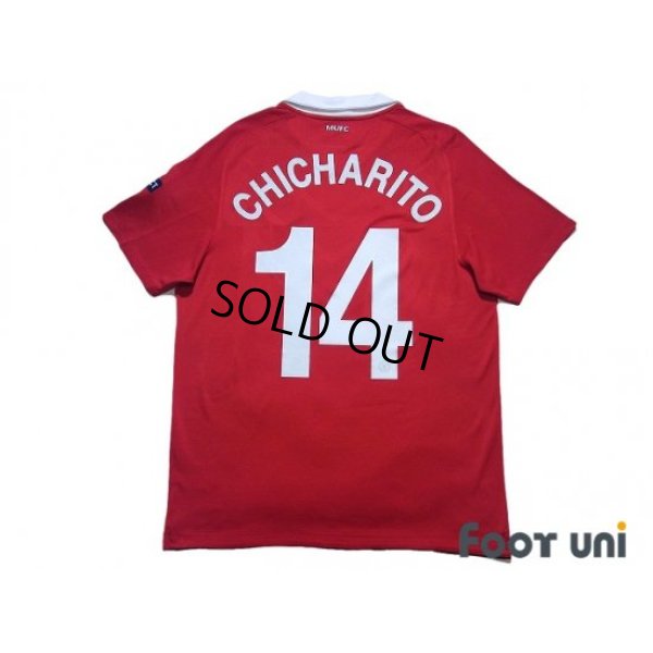 Photo2: Manchester United 2010-2011 Home Shirt #14 Chicharito Respect Patch/Badge